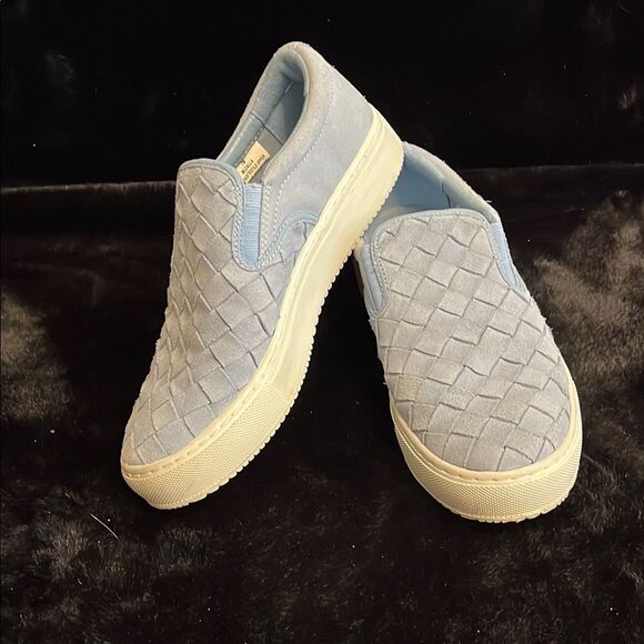 Marc Fisher Womens Woven Cushioned Calla Round Toe Platform Slip Sneakers - Picture 1 of 10